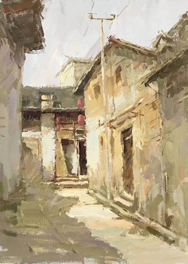 色彩风景作品