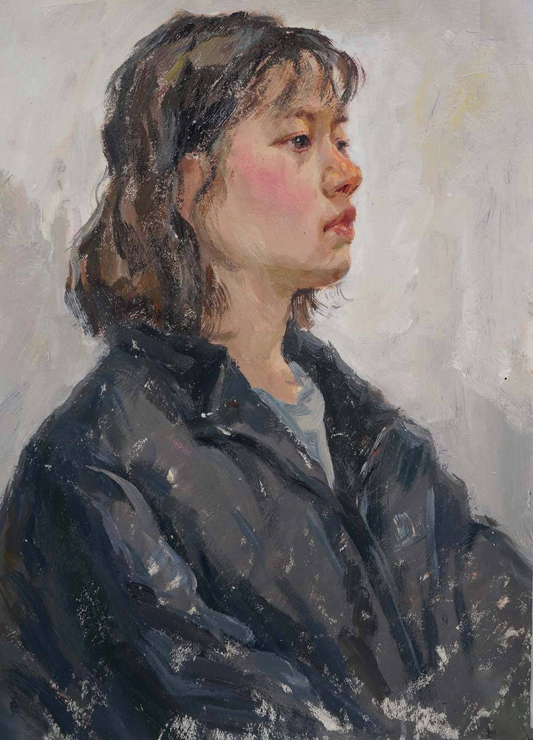 厚一优秀学员校藏作品-色彩头像