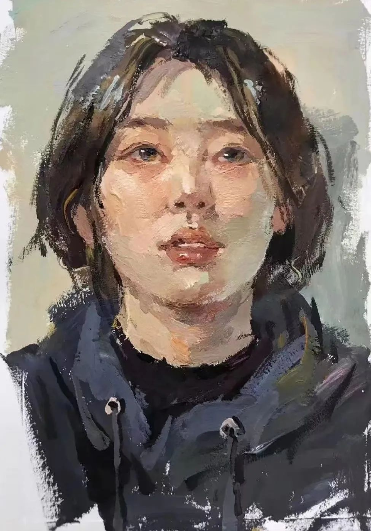 厚一优秀学员校藏作品-色彩头像