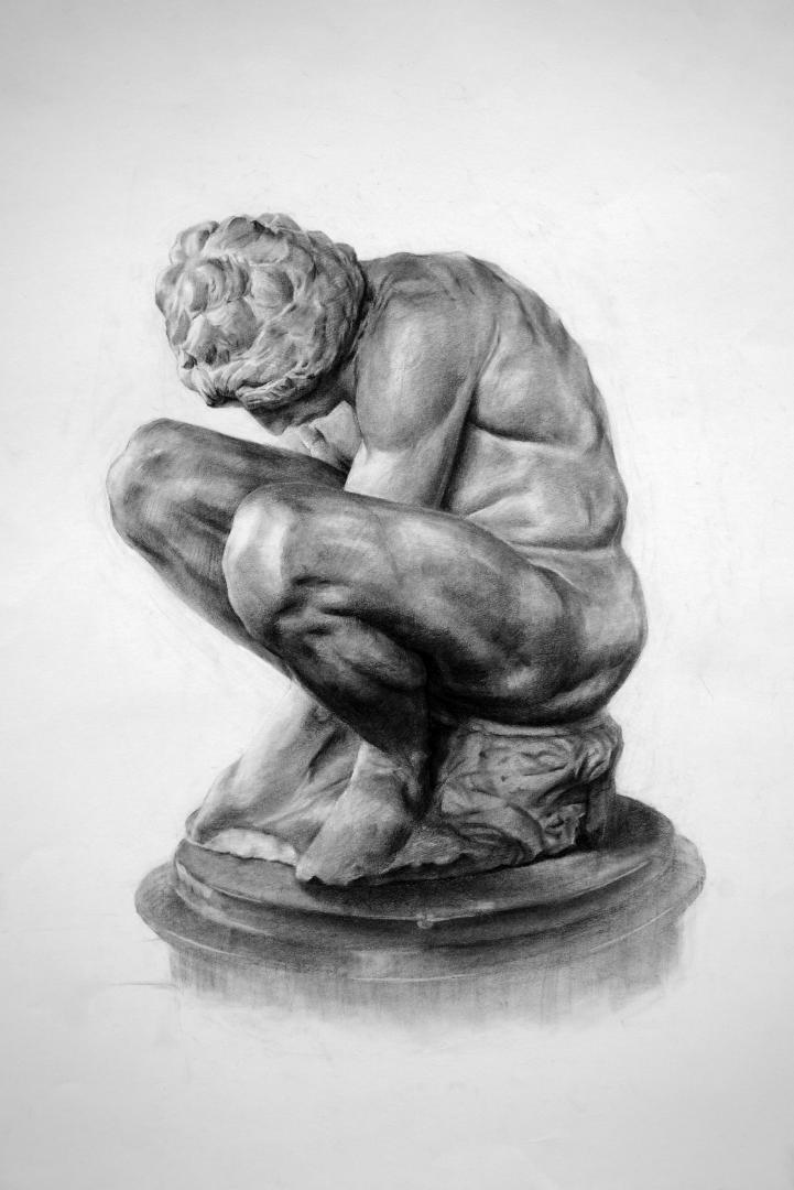 厚一优秀学员校藏作品-素描静物