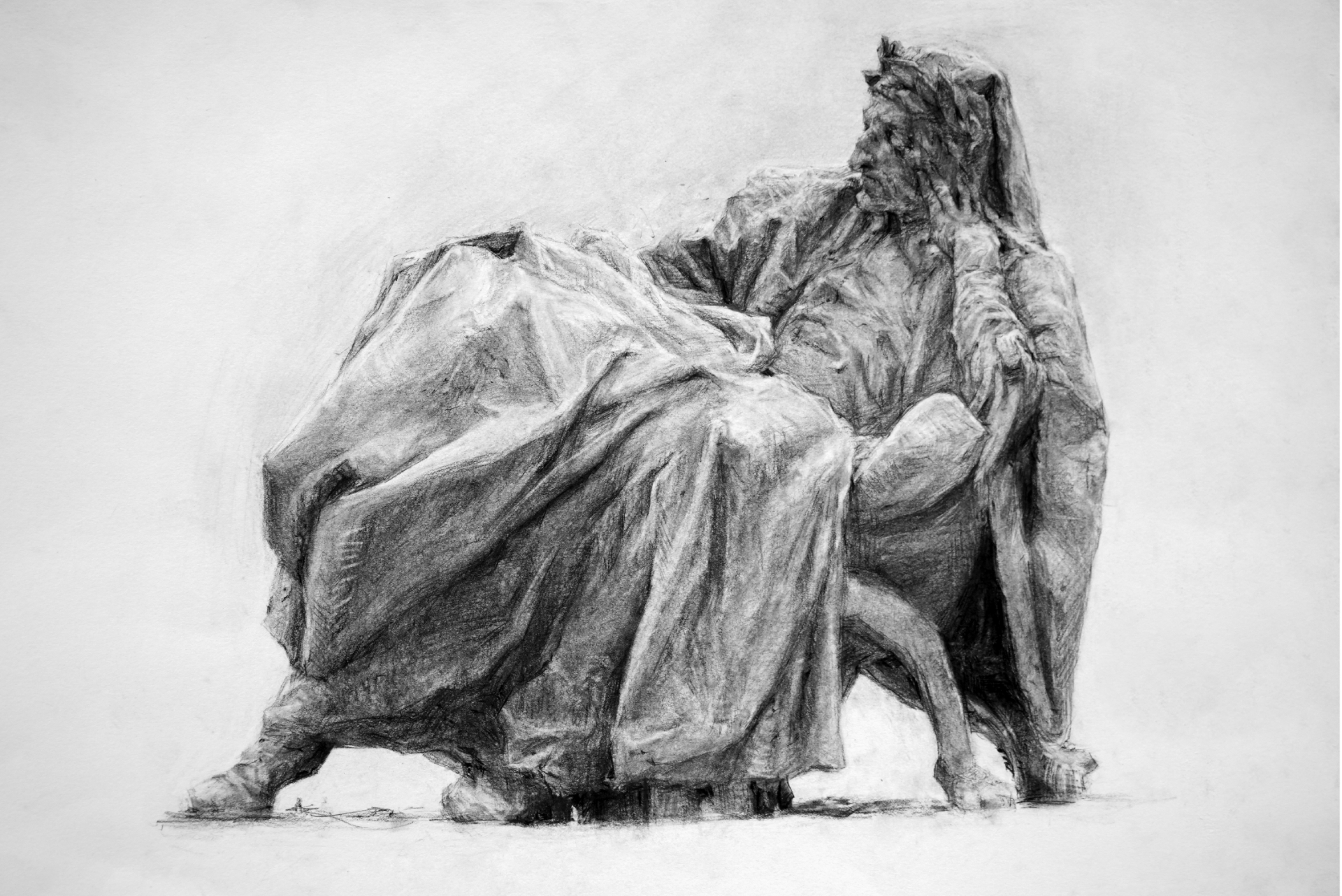 厚一优秀学员校藏作品-素描静物